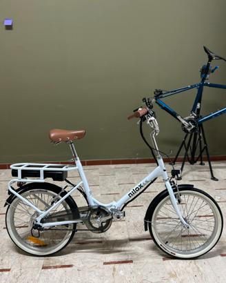 Bici pieghevole elettrica passeggio Nilox