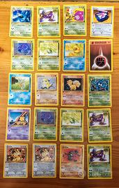 Lotto Pokemon- 1ª ED ITALIANA BASE /JUNGLE/FOSSIL