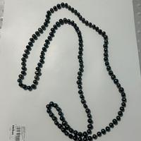 Collana perle nere naturali