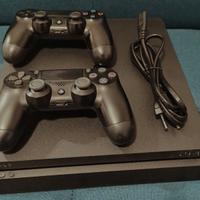 Playstation 4 slim 750gb con due joypad