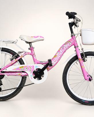Bici bambina 20 pollici con cambio Shimano 6 marce