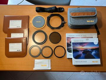 Kit filtri a lastre NISI con holder V7