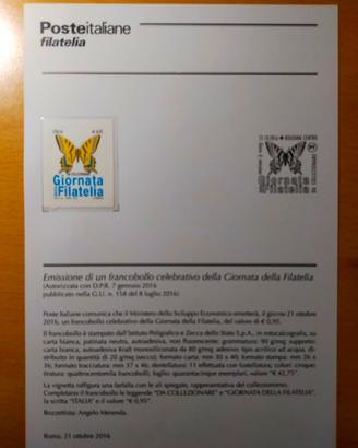 Bollettino Illustrativo Poste italiane 