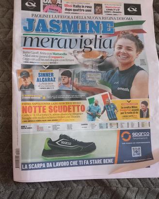GAZZETTA 2025 JASMINE PAOLINI VINCE ATP 1000 ROMA