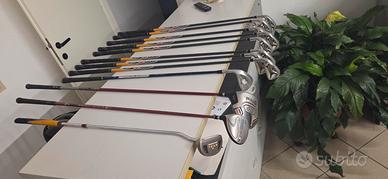 sacca da golf con mazze per mancini