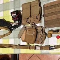 Pouches khaki color e altro