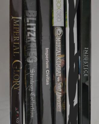 Lotto di 6 giochi, 3 PC e 3 Xbox 360