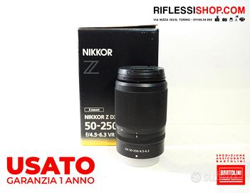 NIKON NIKKOR 50-250MM F\4.5-6.3 VR DX