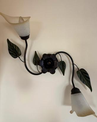 1 lampadario + 2 applique stile Liberty 