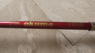 Canna da pesca OKUMA con mulinello e lenza