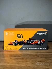 McLaren MCL38 Oscar Piastri GP Miami Bburago 1/43