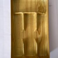 Porta posate da cassetto in legno Robex