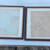 MANOSCRITTI DEL 1860 ORIGINALI