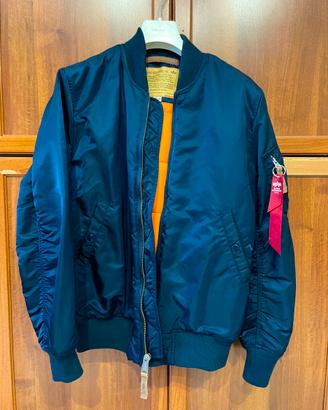Alpha Industries Bomber - blu navy