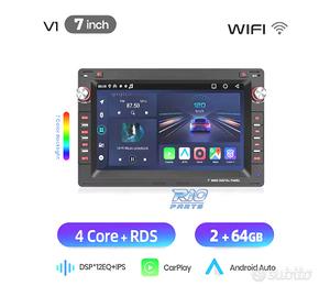 RADIO GPS ANDROID 14 PER SEAT SKODA VOLKSWAGEN VW 