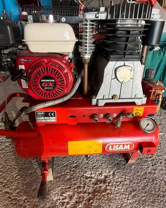 Motocompressore LISAM LM 600/30 HONDA GX 200.