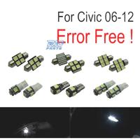 KIT 8 LAMPADE LED INTERNE PER HONDA CIVIC 06-12