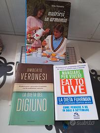 Lotto libri su dieta e alimenti