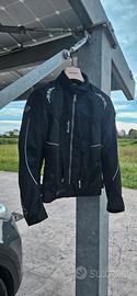 Giacca moto Ixon da donna Strada nera rete leggera
