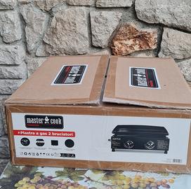Piastra a gas Master cook