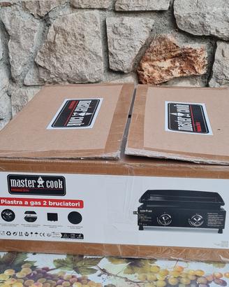 Piastra a gas Master cook