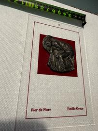 Placchetta Emilio Greco “Fior da Fiore” anni 80