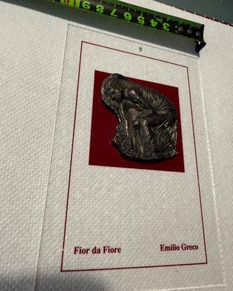 Placchetta Emilio Greco “Fior da Fiore” anni 80