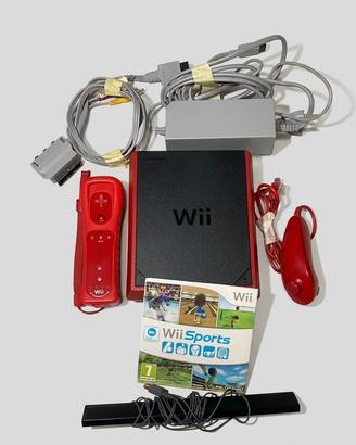 Console Nintendo Wii Mini Rossa - Bundle Completo