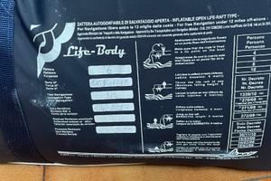 Zattera autogonfiabile costiera 6 posti.