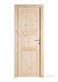 Porta reversibile in abete grezzo