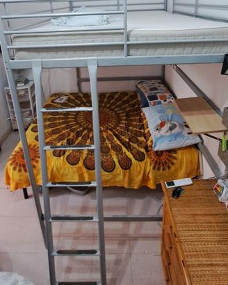 Letto matrimoniale IKEA a soppalco
