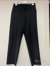 Pantaloni a sigaretta neri Emporio Armani
