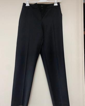 Pantaloni a sigaretta neri Emporio Armani