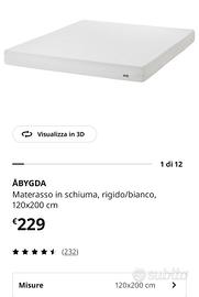 materasso in schiuma 120x200