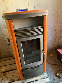 Stufa a pellet idro termorossi 18 kw
