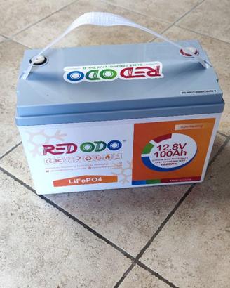 Batteria Camper Lifepo4 100Ah Autoriscaldante BT