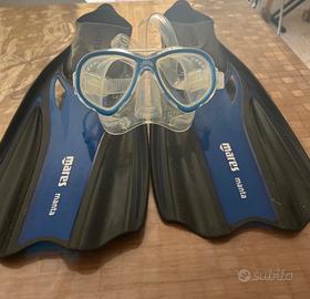 Set subacqueo Cressi Pinne e maschera