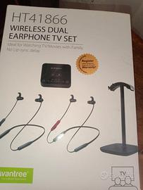 Trasforma uscitae audio in Bluetooth (2 Cuffie)