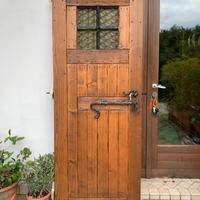 PORTA IN LEGNO DI PINO ARTIGIANALE