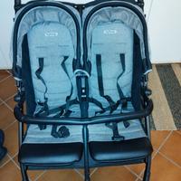 Passeggino gemellare Peg perego+ovetti+accessori 