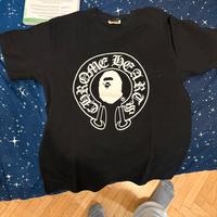 Maglia bape x chrome hearts