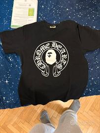Maglia bape x chrome hearts