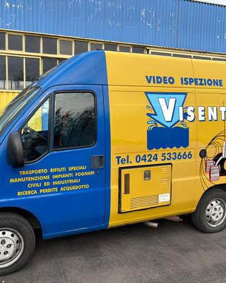 FURGONE ATTREZZATO PER VIDEO ISPEZIONI TUBI