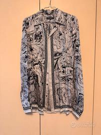 Camicia Dolce & Gabbana Martini 100% seta marmo