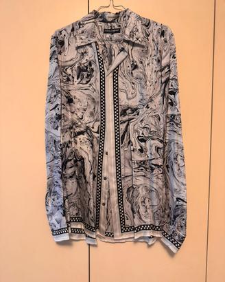 Camicia Dolce & Gabbana Martini 100% seta marmo