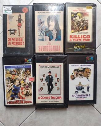 Lotto 30 VHS ex nolo – GVR AVOFILM APOLLO Rarità