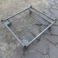 carrello in filo metallico zincato