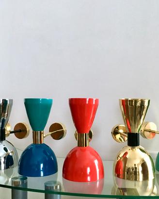 Applique Wall Lamp Deyroo Lighting Stilnovo Style