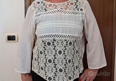 camicetta bianca donna