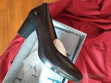 Decolletè nere Melluso vera pelle. NUOVE